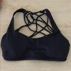 Blue Free to Be Wild Lululemon Sports Bra